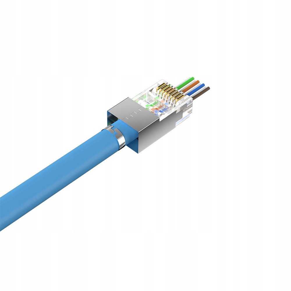 Unitek Wtyk modulinis perėjimo RJ45 kat. 7, 50 vnt.