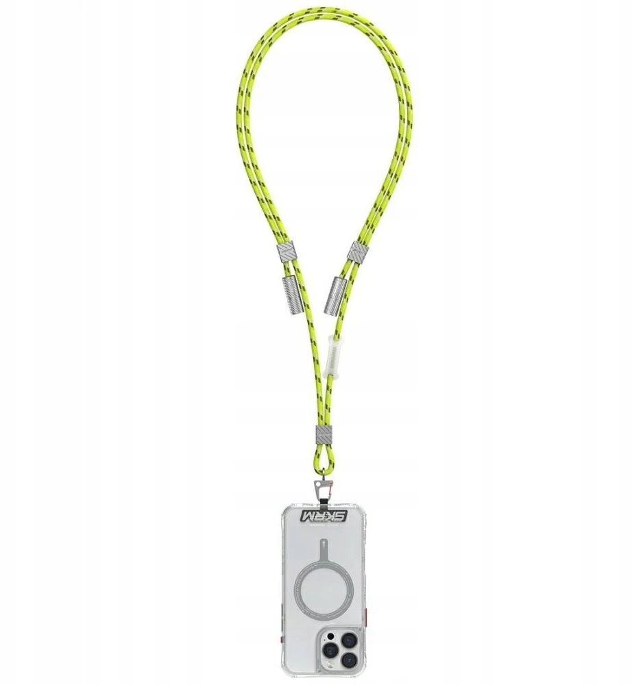Universalus telefono virvelės laidas 2in1 Skinarma Dyno Ve USB-C/USB-C niteglow
