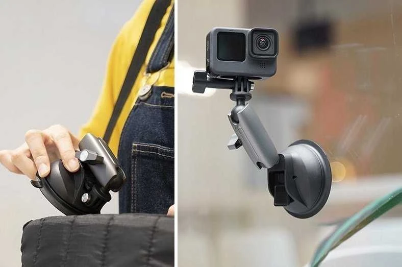 Universalus „Telesin“ laikiklis 360° sporto kameroms (TE-SUC-010)