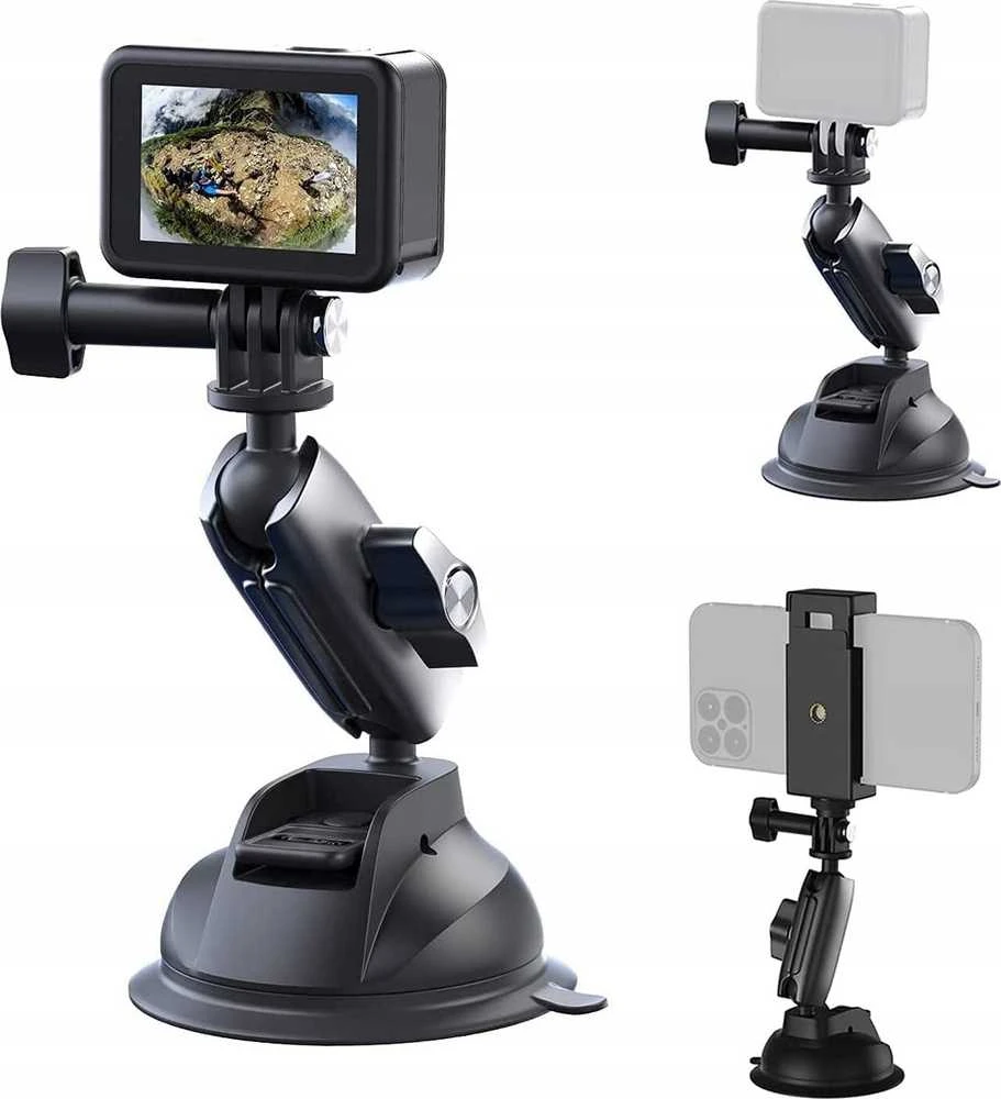 Universalus „Telesin“ laikiklis 360° sporto kameroms (TE-SUC-010)
