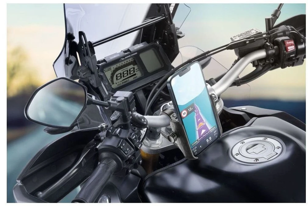 Interphone Universalus laikiklis Interphone Crab su belaidžiu įkrovimu ir USB-C