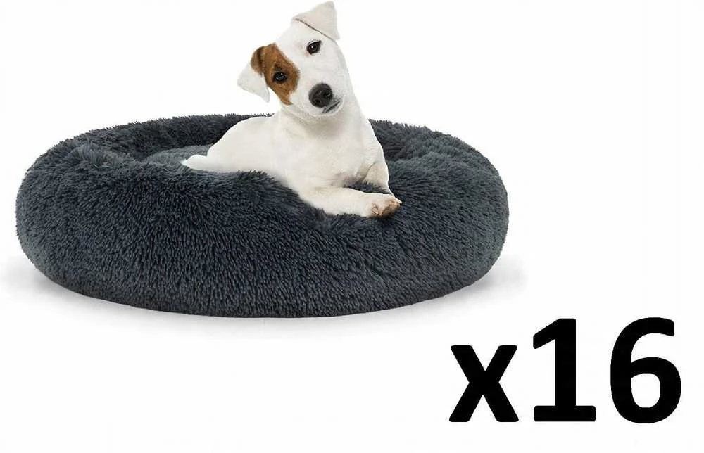 Unizoo Guolis pluszowe M 60cm - tamsiai pilka x 16