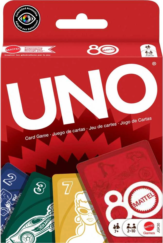 UNO kortos MATTEL 80 (JGK30)