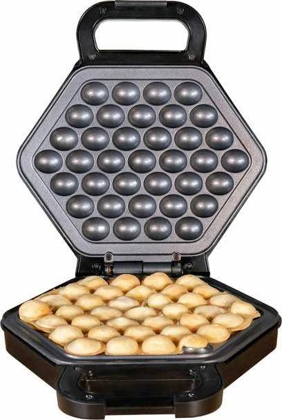 Vaflinė - Unold Bubble Vaflinė Bobby 700W Nelipni Teflonas Juoda