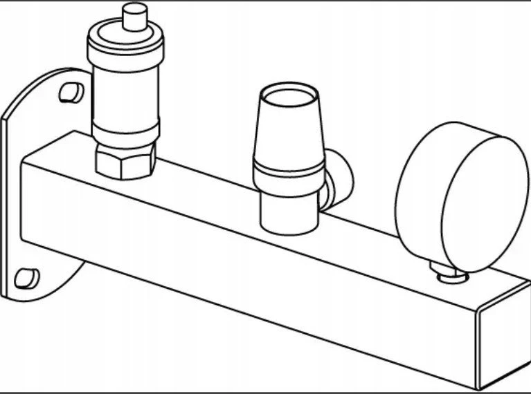 Uponor GRUPĖ BEZP.C.W.U.6 BAR,INOX,FLUVIA