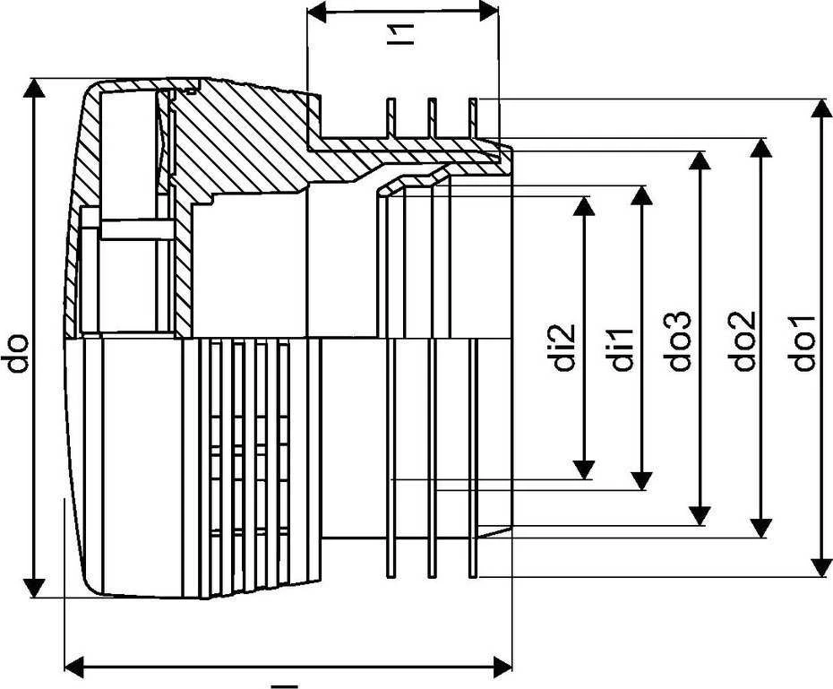Vidaus kanalizacijos alsuoklis UPONOR, HypAir d70-110