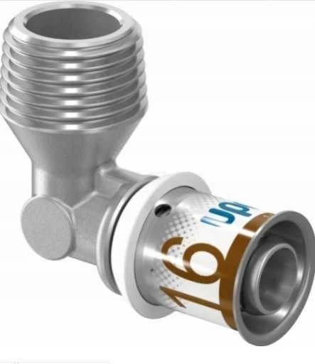 Uponor Uponor S-Press PLUS išorinio sriegio alkūnė 20-R3/4MT