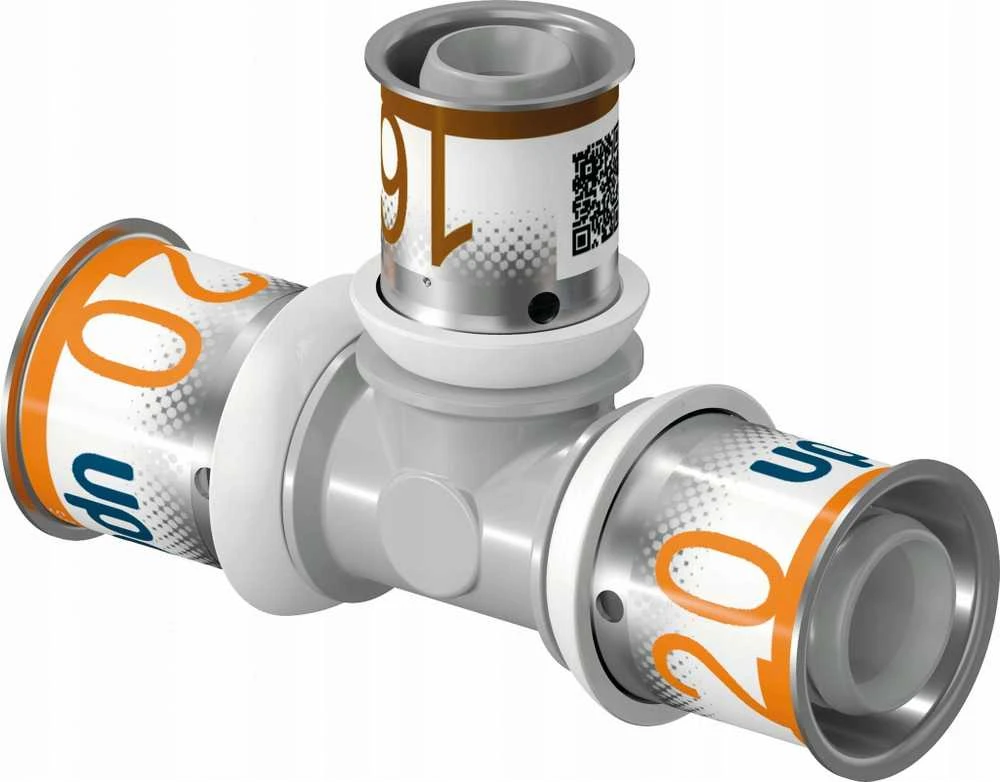 Uponor S-PRESS PLUS TEE RAUDONAS PPSU 20-25-20