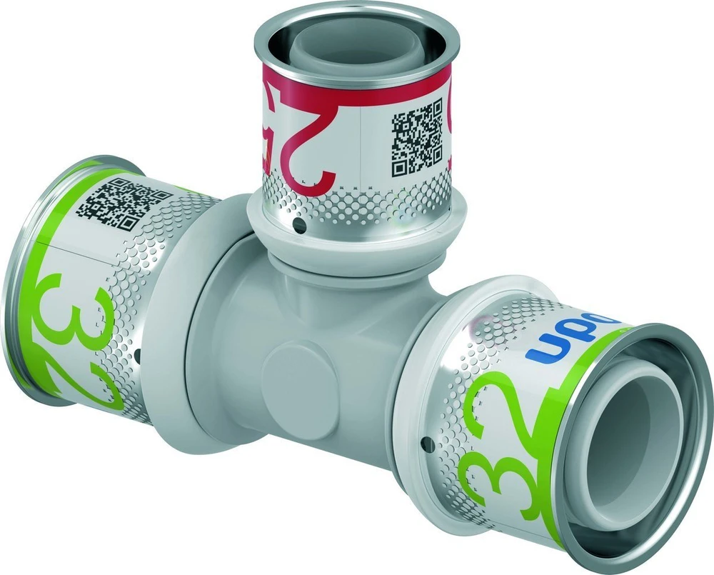 Uponor S-PRESS PLUS TEE RAUDONA PPSU 32-25-32