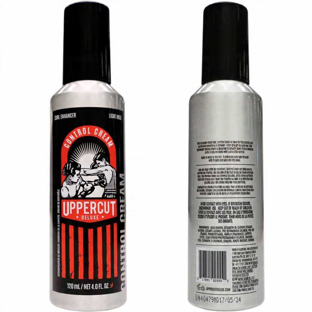 UPPERCUT_Deluxe Control Kremas Lengvas plaukų formavimo kremas 120ml