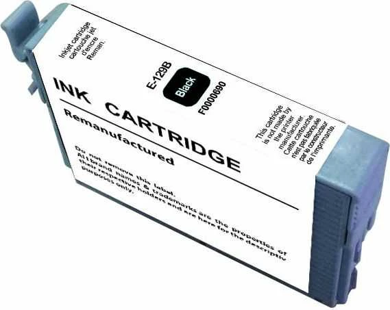 UPrint kompatybilny ink / tusz su C13T12914010, T1291, E-129B, juodas, 14ml