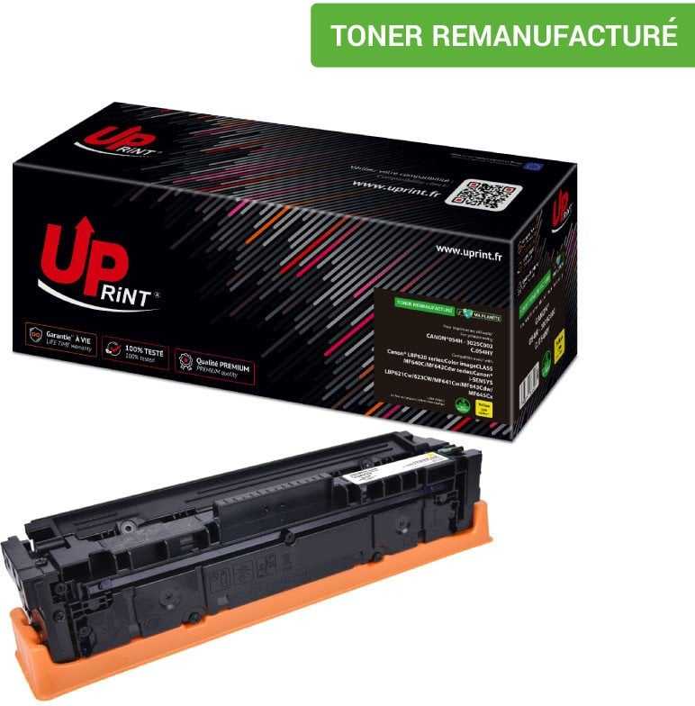 UPrint refabrykowany dažai Canon 054HY, C.054HY, geltona, 2300s, didelės talpos