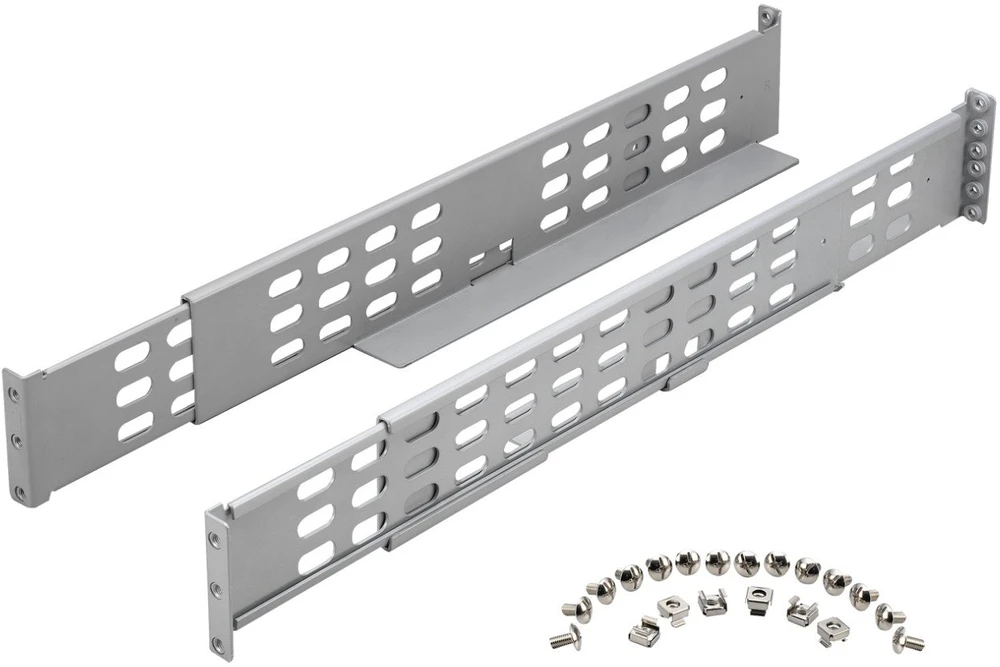 UPS APC APC Easy UPS On-Line SRV – nepertraukiamo maitinimo šaltinis (montuojamas į stelažą) – kintamoji srovė 230 V – 5000 W – 5000 VA – 9 Ah – USB, RS-232 – išvesties jungtys: 1 – 5U – RAL 7010 – su bėgių rinkiniu