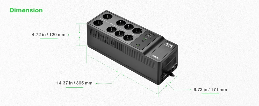 APC Back BE1050G2-GR