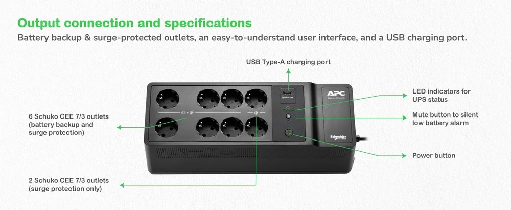 APC Back BE500G2-GR