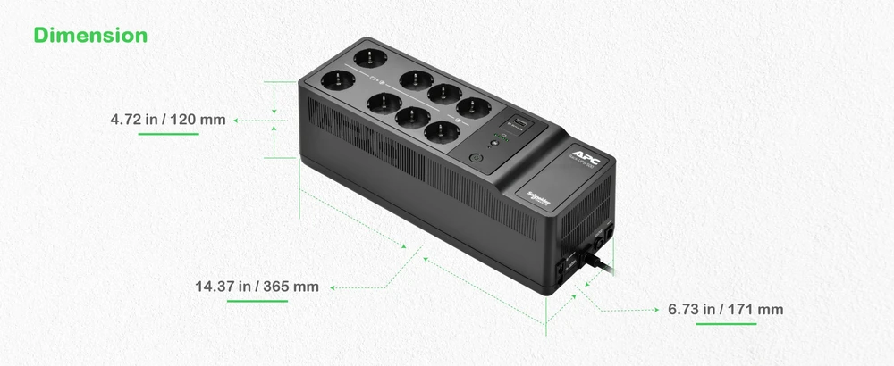 APC Back BE500G2-GR