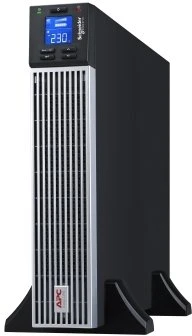 APC Easy UPS On-Line, 2000 VA / 1800 W ličio jonų akumuliatorius, stovas / bokštas, 2U, 230 V, 6 IEC C13 lizdai, išmanusis kortelės lizdas, su bėgelių rinkiniu