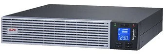 APC Easy UPS On-Line, 2000 VA / 1800 W ličio jonų akumuliatorius, stovas / bokštas, 2U, 230 V, 6 IEC C13 lizdai, išmanusis kortelės lizdas, su bėgelių rinkiniu