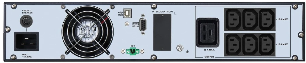 UPS APC Easy UPS On-Line maitinimo šaltinis UPS Podwójnej konwersji (online) 3 kVA 2700 W 6 x gniazdo jungiama į tinklą (SRVL3KRIRK)