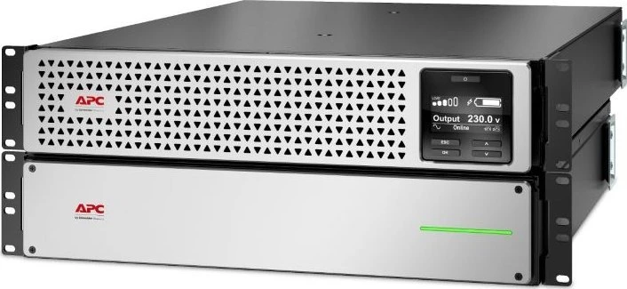 APC Smart-UPS SRT ličio jonų 2200VA RM 4U 230V ilgas veikimo laikas su tinklo kortele