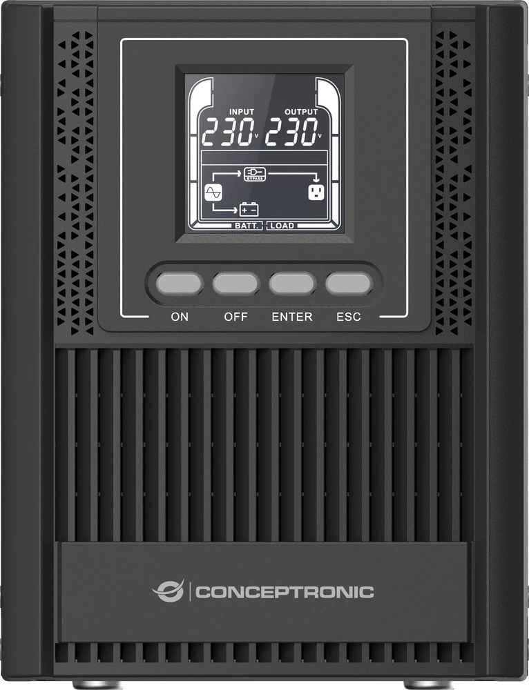 Online „CONCEPTRONIC“ UPS 1000 VA / 900 W / 4xIEC / HID USB / + internetinė bokšto programinė įranga