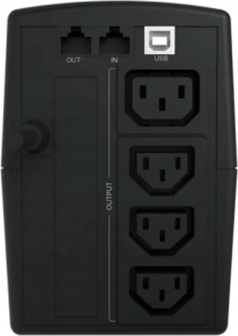 Carruzzo Conceptronic ZEUS02E nepertraukiamo maitinimo resursai (UPS) „Line-Interactive“ 0,85 kVA 480 W 4 AC išvestis(ys / čių)