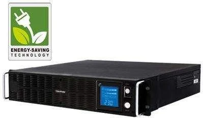CYBERPOWER PR1500ELCD Line-Interactive UPS 1500VA/1350W Sinewave AVR LCD išvestis IEC RS232 USB HID EPO SNMP EnergyStar