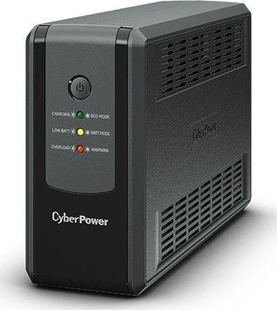 CYBERPOWER UT650EG Line-Interactive 650VA LED AVR Output 3 Schuko juodas