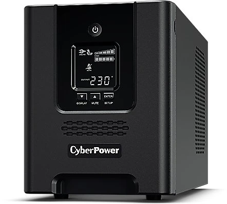 CyberPower PR2200ELCDSXL, linijinis interaktyvus, 2,2 kVA, 1980 W, grynas sinusas, 151 V, 301 V