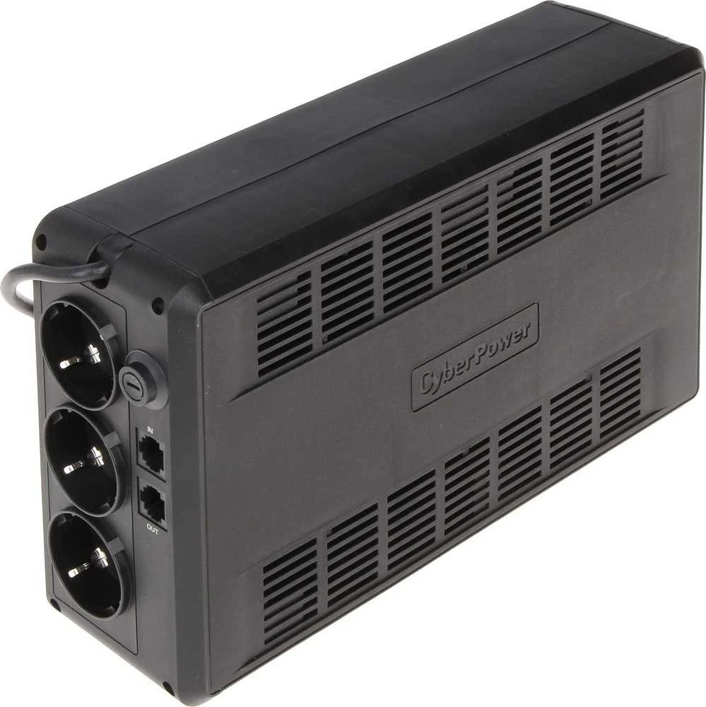 CYBERPOWER UT650EG Line-Interactive 650VA LED AVR Output 3 Schuko juodas