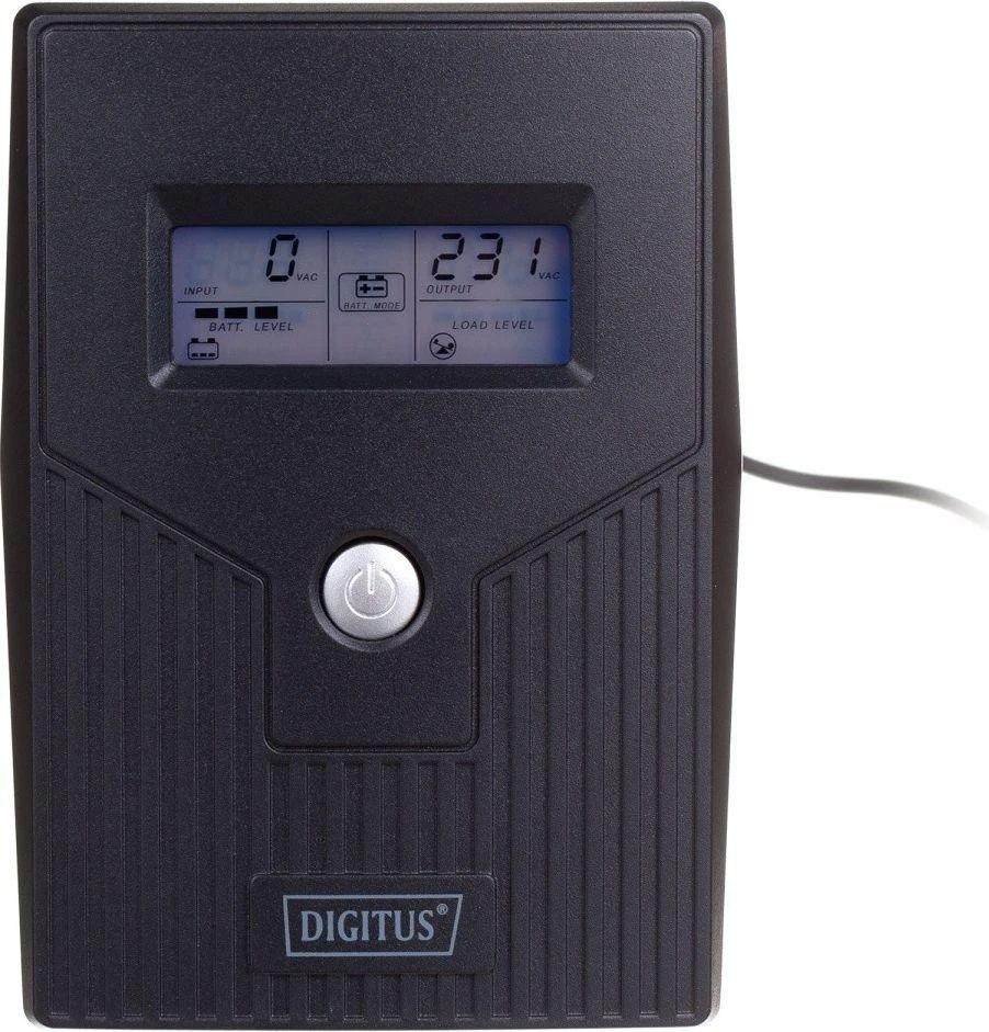 Assmann Electronic DIGITUS DN-170064-LCD DIGITUS UPS Line-Ineractive LCD 800VA/480W 1x12V/9Ah AVR 2xSCH. USB RJ11