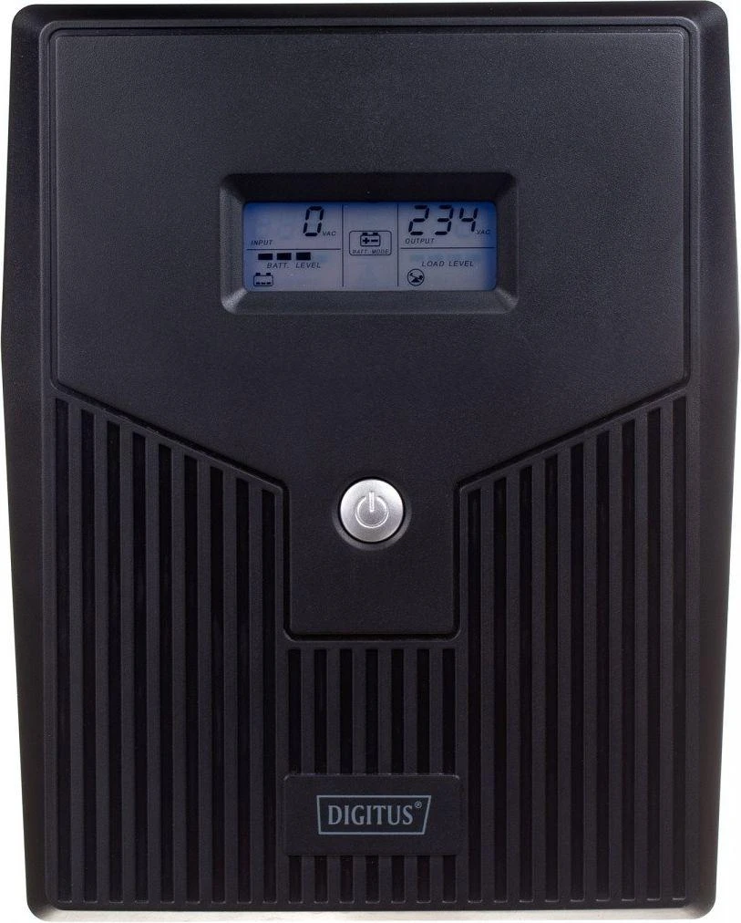 Assmann Electronic DIGITUS Line-Interactive UPS 1500VA/900W 12V/9Ah X2 baterija 4x CEE 7/7 AVR USB RS232 RJ-11/45 LCD ekranas