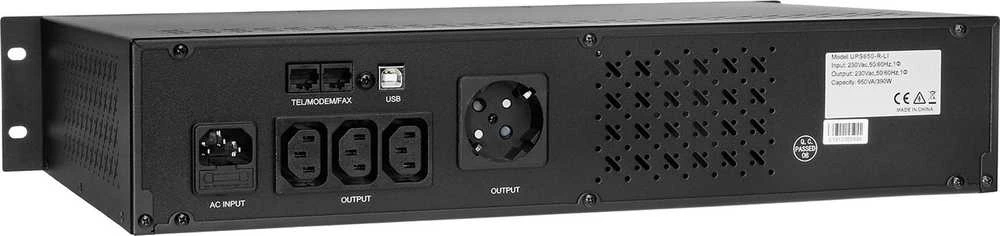 UPS MAITINTUVAS AT-UPS650R-RACK 650 VA EAST