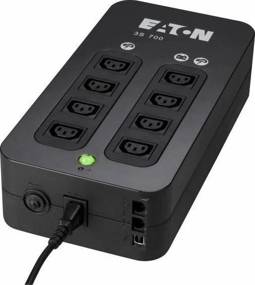 Apc Eaton 3S700I nepertraukiamo maitinimo resursai (UPS) 700 VA 420 W 8 AC išvestis(ys / čių)