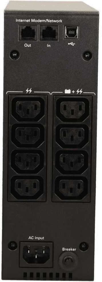 Eaton 1000VA/600W UPS, interaktyvus linija, Windows/MacOS/Linux palaikymas, USB