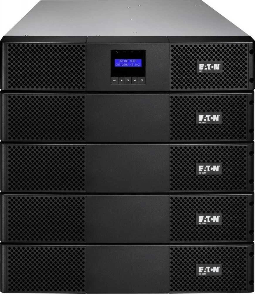 EATON 9E UPS AC 200/220/230/240V 900W 1000VA RS-232 USB išvesties jungtys 4 2U Juodas