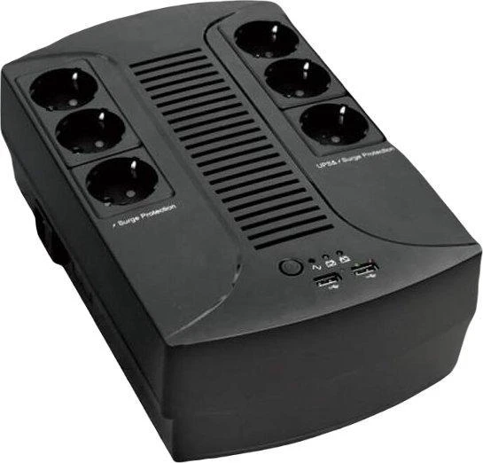 UPS EuroCase 4 lizdai juodi (EA200PLUS-850VA-EVO)
