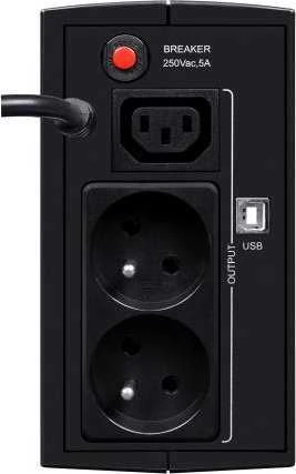 Nepertraukiamas Maitinimo Šaltinis (UPS) - Ever Duo 550 PL AVR, Juodas