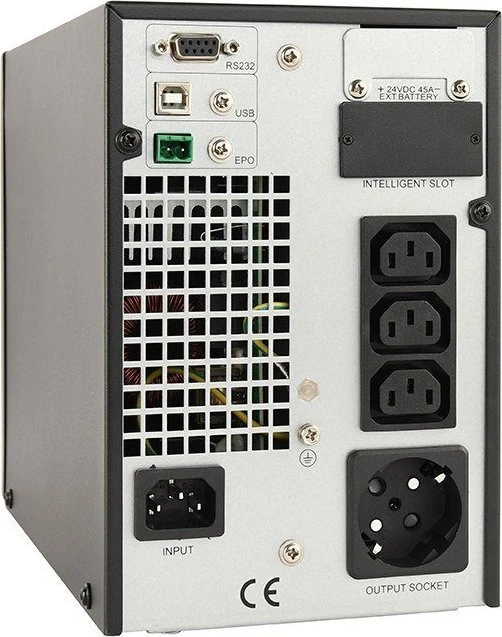 Gembird ENERGENIE EG-UPSO-1000 online UPS 1000VA 1x Schuko 3x IEC LCD ekranas juodos spalvos