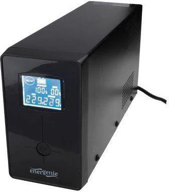 Gembird Energenie | UPS su USB ir LCD ekranu, Juodas | 850 VA | 220 V