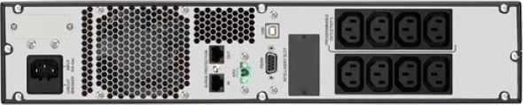 Infosec Communication „Infosec E3 Performance 1100 RT“, dvigubos konversijos (internetinis), 1,1 kVA, 990 W, sinusinis, 81 V, 290 V