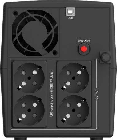 „Infosec INF_661093“ atsarginis maitinimo šaltinis UPS X1+ 1600, 1600 VA, 900 W, 4 x FR/SCHUKO