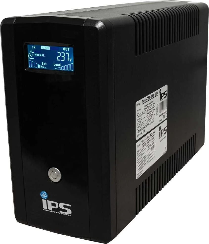 IPS 720W 1200VA Line-interactive nepertaukiamo maitinimo šaltinis TM-LI-OFFICEPRO-1200-F4