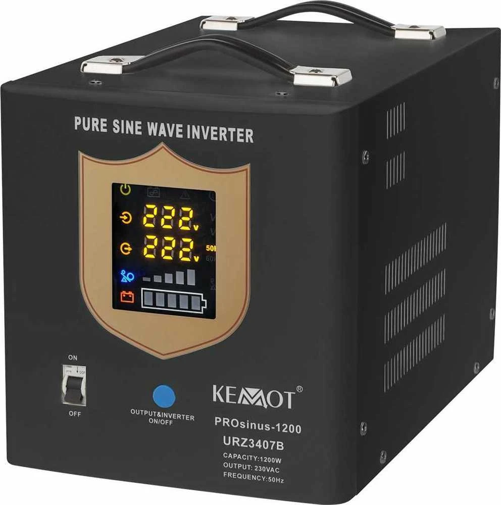 Nepertraukiamo maitinimo šaltinis 1200W 12V/230Vac KEMOT PROsinus-1200