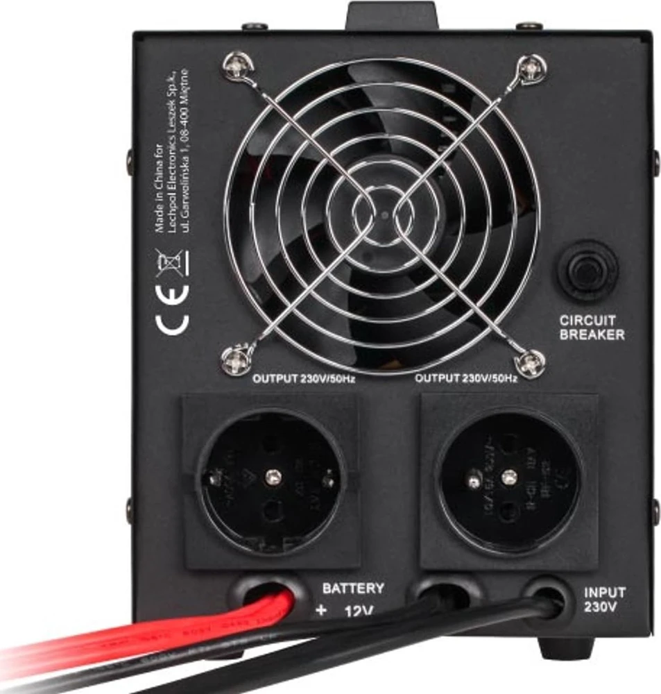 Nepertraukiamo maitinimo šaltinis 300W 12V/230VAC sinusas KEMOT - juodas
