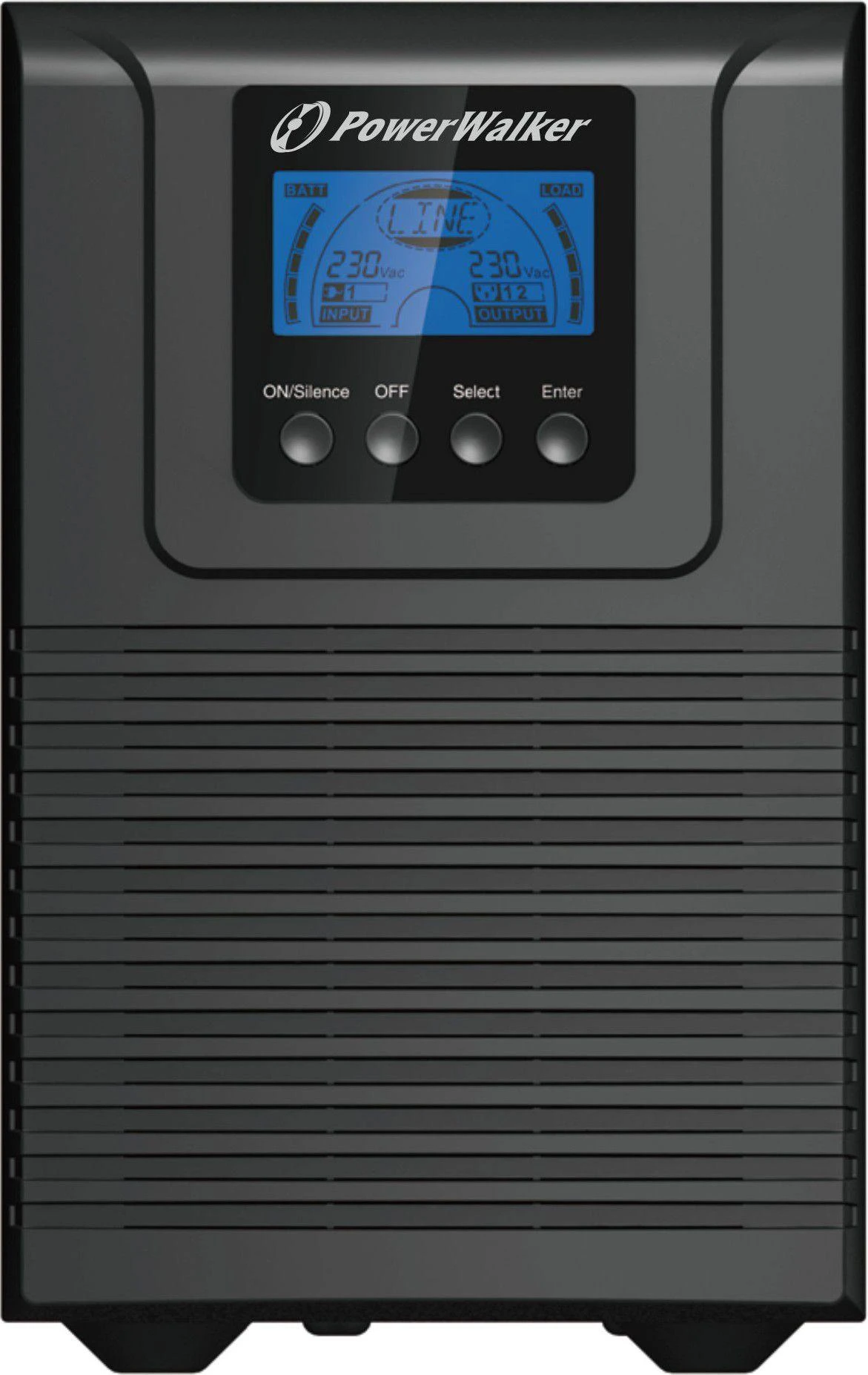 POWERWALK VFI 1000 TG Power Walker UPS On-Line 1000VA, 4x IEC, USB/RS-232, Tower, EPO, LCD