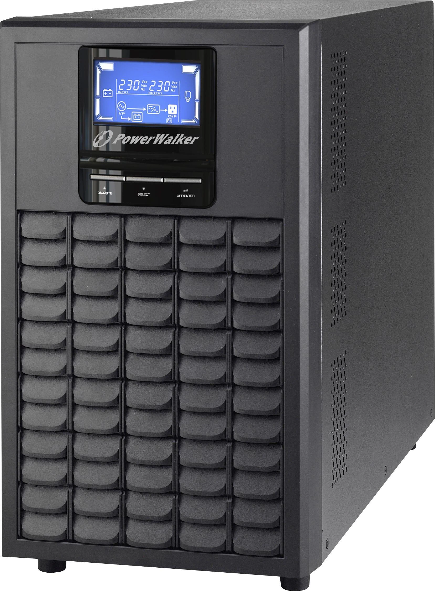 POWERWALK VFI 3000 C LCD Power Walker UPS On-Line 3000VA, 4x IEC, USB/RS-232, LCD, Tower