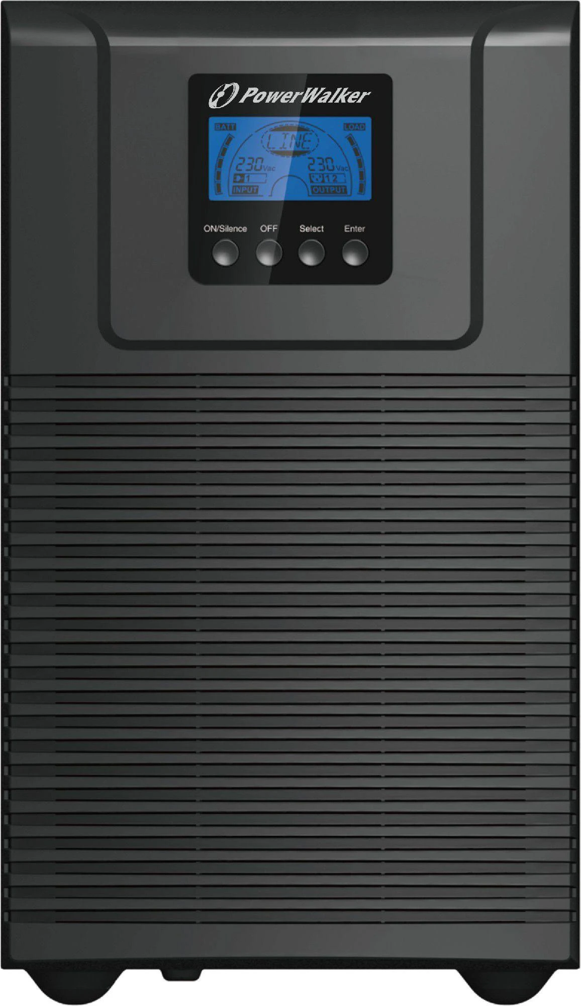 POWERWALK VFI 3000 TG Power Walker UPS On-Line 3000VA, 4x IEC, USB/RS-232, Tower, EPO, LCD