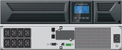 POWERWALK VI 1500 RT LCD HID Power Walker UPS Line-Interactive 1500VA, 19 2U, 8x IEC, RJ11/RJ45, USB, LCD