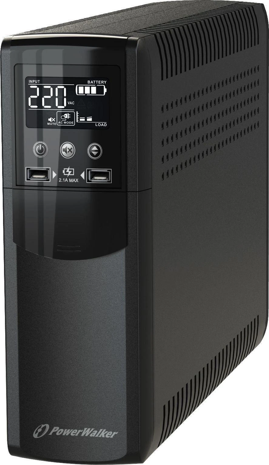 POWER WALKER UPS Line-Interactive CSW 800 VA 8x IEC Out RJ11/RJ45 įvestis / išvestis USB 2x USB įkroviklis